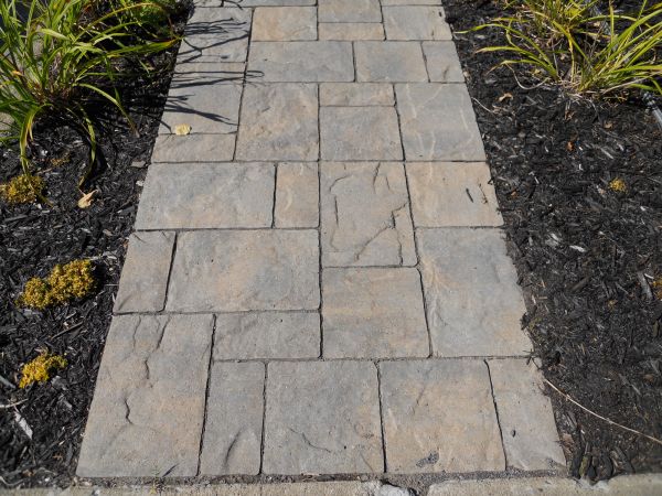 Stamped Concrete Staining in West Des Moines