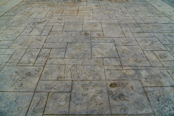 Stamped Patio Installation in West Des Moines