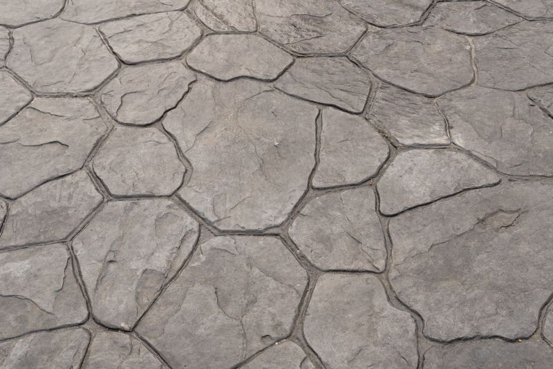 Stamped Concrete Patio Installation detail