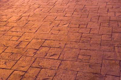 Stamped Concrete Pattern Close-up